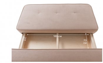 Диван-кровать 1001 бежевый (Brendoss) в Первоуральске - pervouralsk.mebel-e96.ru
