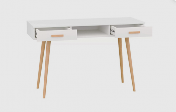 Стол письменный, арт.6-01103, белый (ГК) в Первоуральске - pervouralsk.mebel-e96.ru