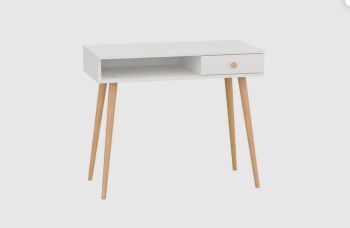 Стол письменный, арт.6-01101, белый (ГК) в Первоуральске - pervouralsk.mebel-e96.ru