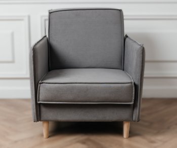 Кресло 831 Серый, велюр (Brendoss) в Первоуральске - pervouralsk.mebel-e96.ru