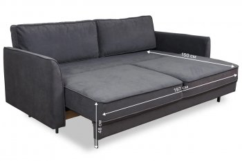 Диван 930 графит (Brendoss) в Первоуральске - pervouralsk.mebel-e96.ru