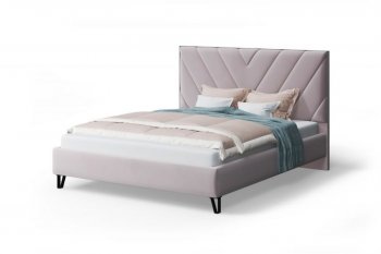 Кровать Аделия мягкая Dusty rose (пепельная роза), 1600 (МЛК) в Первоуральске - pervouralsk.mebel-e96.ru