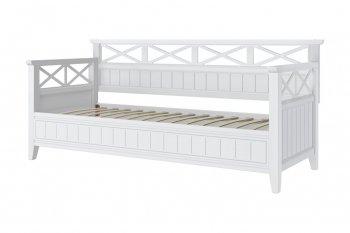 Кровать из массива Амелия белый античный (БМ) в Первоуральске - pervouralsk.mebel-e96.ru