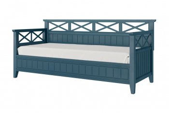 Кровать из массива Амелия сапфир без ящиков (БМ) в Первоуральске - pervouralsk.mebel-e96.ru