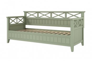 Кровать из массива Амелия зеленый самшит (БМ) в Первоуральске - pervouralsk.mebel-e96.ru