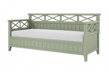 Кровать из массива Амелия зеленый самшит (БМ) в Первоуральске - pervouralsk.mebel-e96.ru