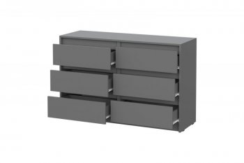 Комод Айден КМ06-1200 серый графит (ИЦ) в Первоуральске - pervouralsk.mebel-e96.ru