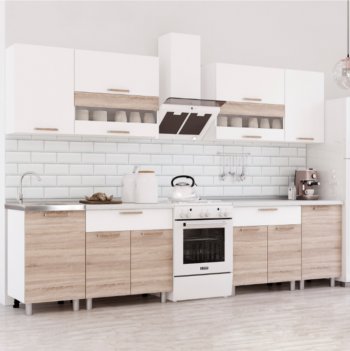 Кухонный гарнитур Айсбери 2400 мм (БТС) в Первоуральске - pervouralsk.mebel-e96.ru