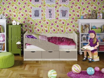 Кровать Бабочки Шарли мокко (Миф) в Первоуральске - pervouralsk.mebel-e96.ru