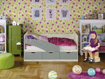 Кровать Бабочки Шарли бриз (Миф) в Первоуральске - pervouralsk.mebel-e96.ru