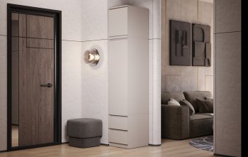 Пенал Челси 450 мм с антресолью Кашемир (Миф) в Первоуральске - pervouralsk.mebel-e96.ru