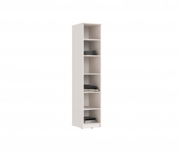 Пенал 400 мм Челси (1 створка) с антресолью, Кашемир (Миф) в Первоуральске - pervouralsk.mebel-e96.ru