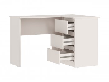 Письменный стол угловой + Стеллаж Челси кашемир (Миф) в Первоуральске - pervouralsk.mebel-e96.ru
