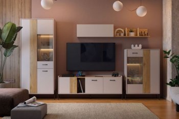 Стенка Доминика модульная  (Мебельсон) в Первоуральске - pervouralsk.mebel-e96.ru