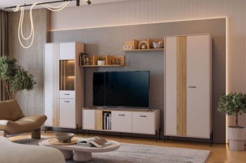 Стенка Доминика модульная  (Мебельсон) в Первоуральске - pervouralsk.mebel-e96.ru