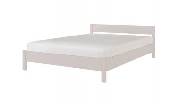 Кровать из массива Эби Льняной (БМ) в Первоуральске - pervouralsk.mebel-e96.ru
