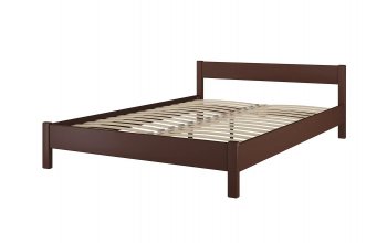 Кровать из массива Эби Орех (БМ) в Первоуральске - pervouralsk.mebel-e96.ru