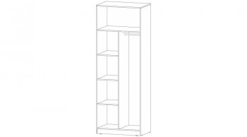 Шкаф 800 мм Элегант Белый (Лин) в Первоуральске - pervouralsk.mebel-e96.ru