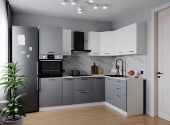 Угловой кухонный гарнитур Элеганция 2400*1600 мм Sanvut в Первоуральске - pervouralsk.mebel-e96.ru