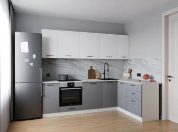 Угловой кухонный гарнитур Элеганция 2600*1600 мм Sanvut в Первоуральске - pervouralsk.mebel-e96.ru