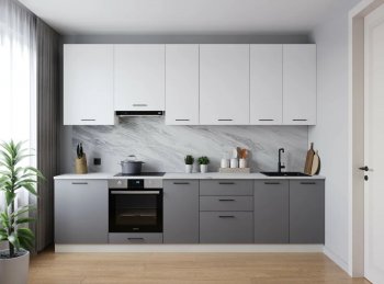 Кухонный гарнитур высокий Элеганция 3000 мм (Санвут) в Первоуральске - pervouralsk.mebel-e96.ru