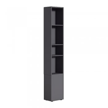Шкаф модульный Эйр, графит (Моби) в Первоуральске - pervouralsk.mebel-e96.ru