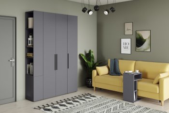 Стенка Эйр модульная, графит (Моби) в Первоуральске - pervouralsk.mebel-e96.ru