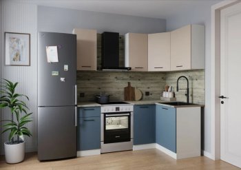 Кухонный гарнитур угловой Фьюжн 2000*1200 мм (Sanvut) в Первоуральске - pervouralsk.mebel-e96.ru