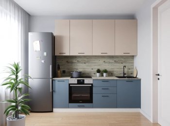 Кухонный гарнитур Фьюжн 2200 мм (Санвут) в Первоуральске - pervouralsk.mebel-e96.ru