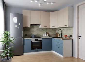 Угловой кухонный гарнитур Фьюжн 2200*1600 мм Sanvut в Первоуральске - pervouralsk.mebel-e96.ru