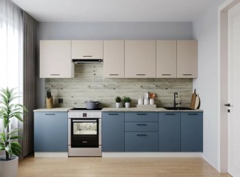 Кухонный гарнитур Фьюжн 3000 мм (Санвут) в Первоуральске - pervouralsk.mebel-e96.ru