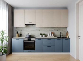 Кухонный гарнитур высокий Фьюжн 3000 мм (Санвут) в Первоуральске - pervouralsk.mebel-e96.ru