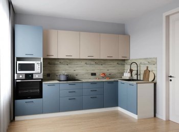 Угловой кухонный гарнитур Фьюжн 3200*1400 мм (Санвут) в Первоуральске - pervouralsk.mebel-e96.ru