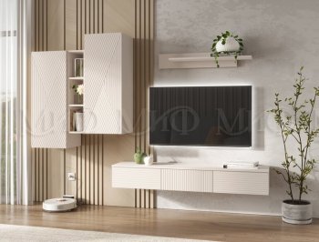 Стенка Флэш комп.2 кашемир (Миф) в Первоуральске - pervouralsk.mebel-e96.ru