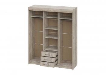 Шкаф-купе 1700 мм Фортуна (Дуб крафт серый) (ИЦ) в Первоуральске - pervouralsk.mebel-e96.ru