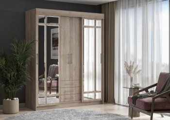 Шкаф-купе 1700 мм Фортуна (Дуб крафт серый) (ИЦ) в Первоуральске - pervouralsk.mebel-e96.ru