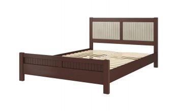 Кровать из массива Фрида Орех (БМ) в Первоуральске - pervouralsk.mebel-e96.ru