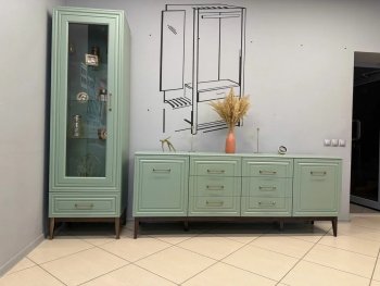 Стенка Гориция Зеленый самшит (БМ) в Первоуральске - pervouralsk.mebel-e96.ru