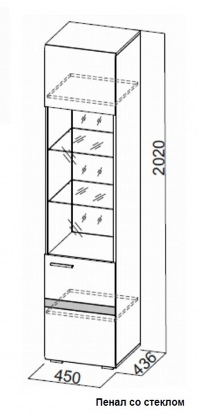 Гостиная Соло (Вариант-2) в Первоуральске - pervouralsk.mebel-e96.ru