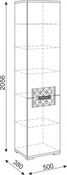 Стенка Тиффани модульная (Риннер) в Первоуральске - pervouralsk.mebel-e96.ru