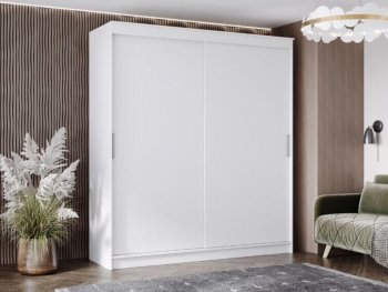 Шкаф-купе 2000 мм Гранд-1 ЛДСП, белый гладкий (Эра) в Первоуральске - pervouralsk.mebel-e96.ru