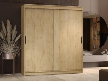 Шкаф-купе 2000 мм Гранд-1 ЛДСП, дуб вотан (Эра) в Первоуральске - pervouralsk.mebel-e96.ru