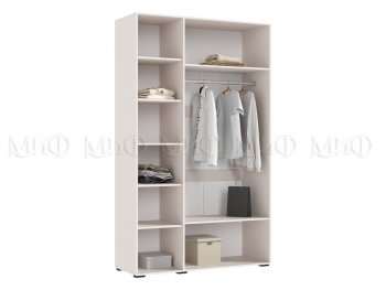 Шкаф 1350 мм Ирис с антресолью, кашемир (Миф) в Первоуральске - pervouralsk.mebel-e96.ru