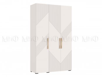 Шкаф 1350 мм Ирис с антресолью, кашемир (Миф) в Первоуральске - pervouralsk.mebel-e96.ru