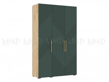 Шкаф 1350 мм Ирис с антресолью, крафт/грин (Миф) в Первоуральске - pervouralsk.mebel-e96.ru