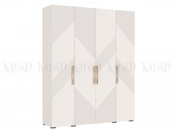 Шкаф 1800 мм Ирис с антресолью кашемир (Миф) в Первоуральске - pervouralsk.mebel-e96.ru