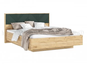 Кровать парящая Ирис крафт/грин с подсветкой (Миф) в Первоуральске - pervouralsk.mebel-e96.ru