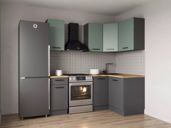 Кухонный гарнитур угловой Изумруд 2000х1200 в Первоуральске - pervouralsk.mebel-e96.ru