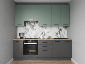 Кухонный гарнитур Изумруд 2400 мм Sanvut в Первоуральске - pervouralsk.mebel-e96.ru