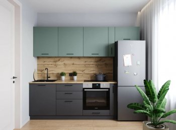 Кухонный гарнитур Изумруд 2550 мм (Санвут) в Первоуральске - pervouralsk.mebel-e96.ru